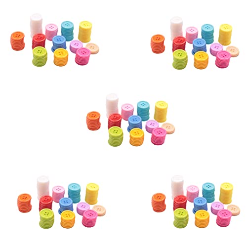 Giwnhvx DIY Farbe Zufaellig Lot Von 500 Craft Sewing Buttons Fuer Kinder DIY Spielzeug, Kunststoff, Zufaellige Farbe, 20mm von Giwnhvx