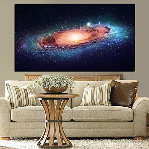 5D Diamond Painting Full Set, Universum Galaxie DIY Diamant Painting Bilder, Diamant Malen Kits, Groß 5D Diamant Malerei Kreuzstich Diamond Dekoration für Wand Dekorationen, Square Drill 100x50cm von Giyuco