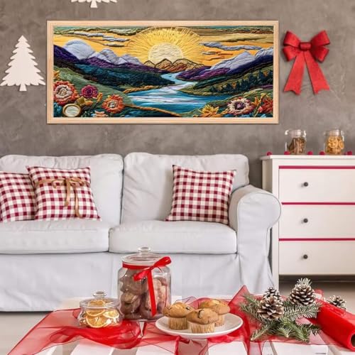 5D Diamond Painting Großes XXL, Diamant Painting Abstrakte Kunst Diamond Art Erwachsene Full Eckige Steine DIY Diamant Kunst Malerei Stickerei Set Kreuzstich, für Home Wand Dekor 100x200 cm L-60 von Giyuco