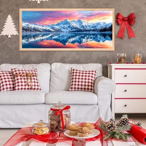 5D Diamond Painting Großes XXL, Diamant Painting Hushan. Diamond Art Erwachsene Full Eckige Steine DIY Diamant Kunst Malerei Stickerei Set Kreuzstich, für Home Wand Dekor 100x200 cm L-126 von Giyuco