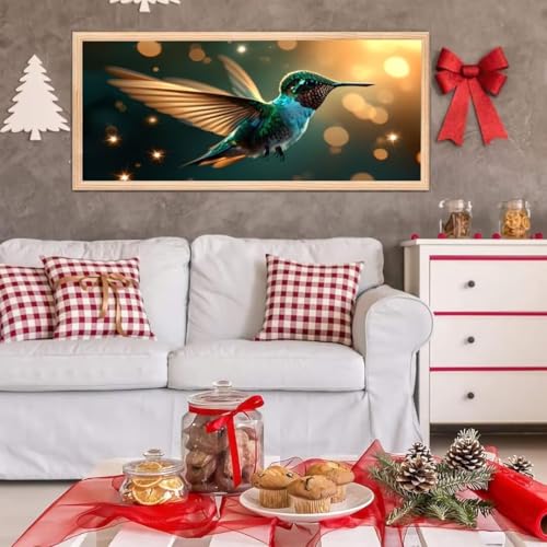 5D Diamond Painting Großes XXL, Diamant Painting Süßer Vogel Diamond Art Erwachsene Full Eckige Steine DIY Diamant Kunst Malerei Stickerei Set Kreuzstich, für Home Wand Dekor 100x200 cm L-237 von Giyuco