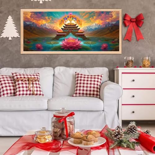 5D Diamond Painting Großes XXL, Diamant Painting Zusammenfassung Diamond Art Erwachsene Full Eckige Steine DIY Diamant Kunst Malerei Stickerei Set Kreuzstich, für Home Wand Dekor 100x200 cm L-53 von Giyuco