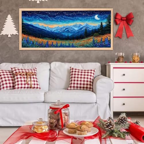 5D Diamond Painting Großes XXL, Diamant Painting Zusammenfassung Diamond Art Erwachsene Full Eckige Steine DIY Diamant Kunst Malerei Stickerei Set Kreuzstich, für Home Wand Dekor 100x200 cm L-54 von Giyuco