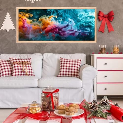 5D Diamond Painting Set, Diamant Painting Bilder Kit für Kinder Erwachsene, Traumwolken DIY Crystal Strass Stickerei Painting Diamant Malerei Kit, Home Büro Wall Dekoration, Geschenk 90x180 cm L-301 von Giyuco