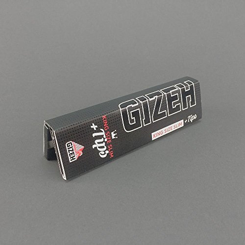 Papers Gizeh Black King Size Slim + Tips von Gizeh