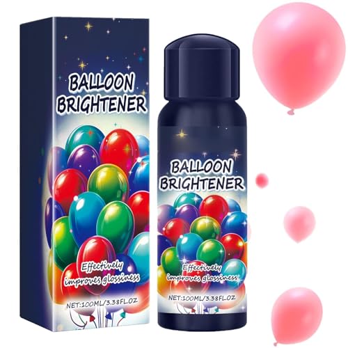 GjnjfdF Ballonspray Glanz, Ballonspray - Ballonaufheller | 100 ml Ballon-Glanzspray für ein glänzendes Finish. Dauerhaft glänzendes Ballon-Glanzspray für Latexballons von GjnjfdF