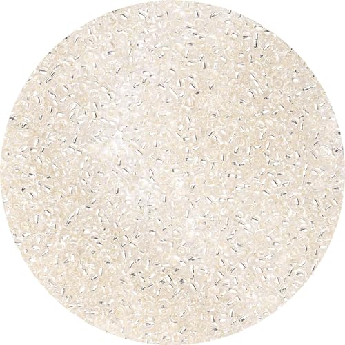 10000 Stück 2mm Perlen für Armbänder, 12/0 Kleine Perlen zum Auffädeln Rocailles Perlen Transparent Glasperlen Bastelperlen für DIY Halskette Ohrring Schmuck Handwerk 10000 Stück 2mm Perlen für Armbänder, 12/0 Kleine Perlen zum Auffädeln Rocailles Perlen Transparent Glasperlen Bastelperlen für DIY Halskette Ohrring Schmuck Handwerk von Gkelaly