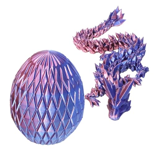 Gkumgwo Drachenei für Kinder, Drachenei mit Drachen im Inneren,Lustiges 3D-gedrucktes Fidget-Spielzeug | Mehrzweck-Drachenspielzeug für Kinder, Tischdekoration für Armaturenbretter, Nachttische von Gkumgwo