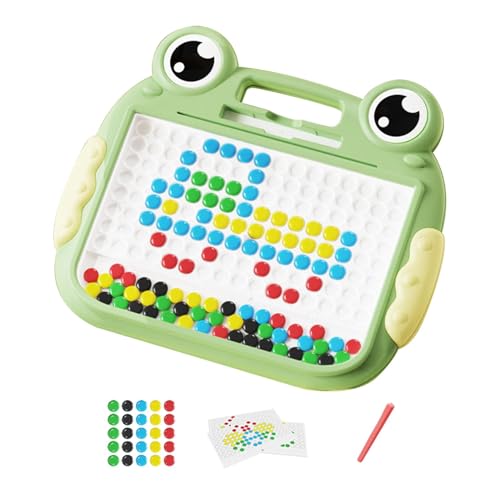 Gkumgwo Magnetisches Zeichenbrett, Magnetisches Zeichenbrett für Kleinkinder,Frosch-Magnetperlen-Zeichenbrett - Magnetisches Doodle-Brettspielzeug für Mädchen und, pädagogisches Spielzeug im von Gkumgwo