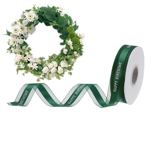 Hochzeitsband, Satinband zum Verpacken und Verpacken – verzierter Blumenstrauß, vielseitiges Verpackungsband für Hochzeit, Blumenstrauß von Gkumgwo