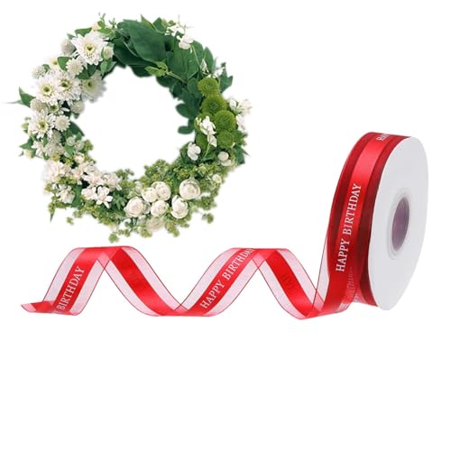 Satinband – Satin-Wickelschlangen für Hochzeit – Dekoration verzierte Krawatte, Blumenbänder, Blumenstrauß-Zubehör für Hochzeitstortenschachtel von Gkumgwo