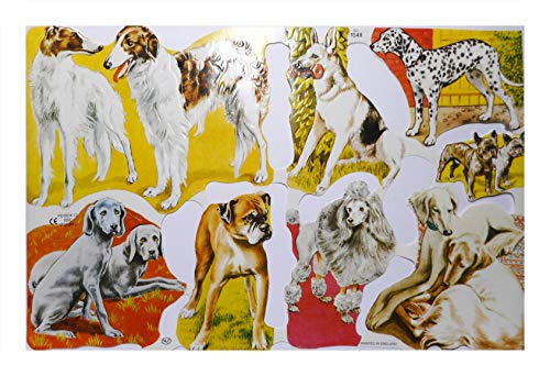 Glanzbilder 1548 Hund Hunde Wolf Boxer Galgo Posiebilder Deko Mamelok 144 von Glanzbilder