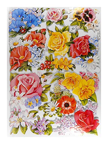 Glanzbilder EF 7064 Blume Blumen Rose Flower Posiebilder Deko GWI 675 von Glanzbilder