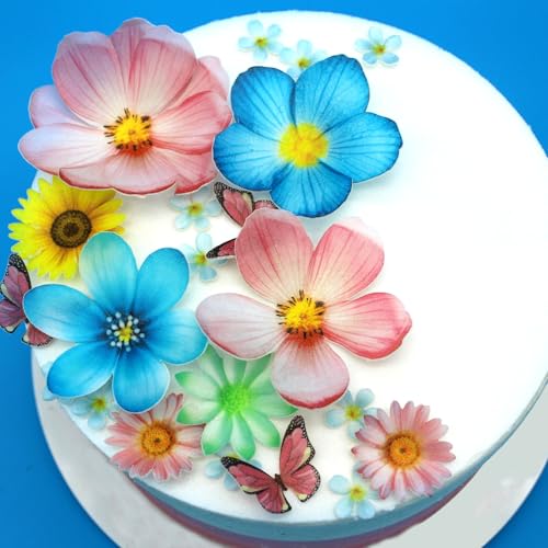 Gleevio Cupcake Topper Blume Schmetterling von Gleevio