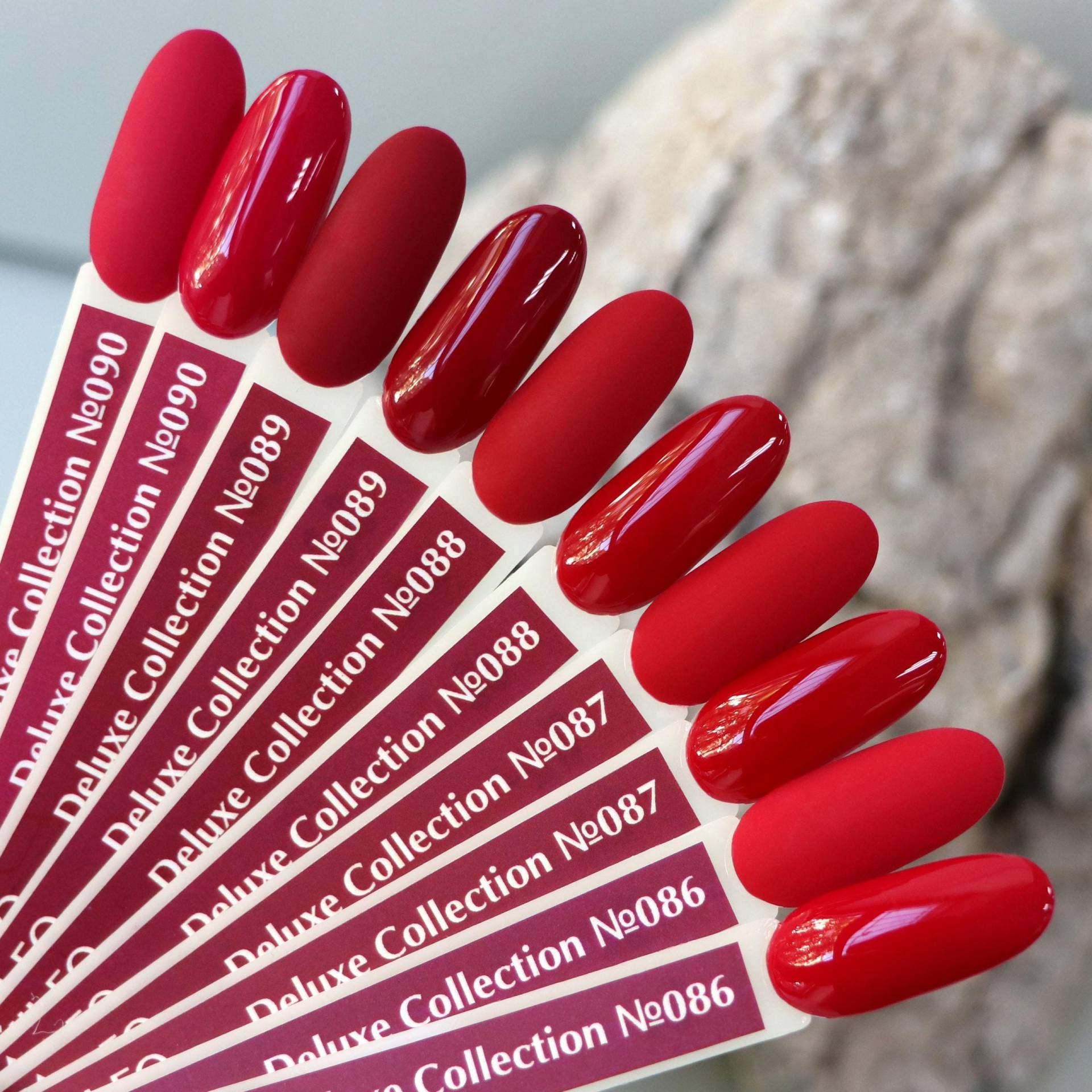 Komilfo Rot Gel Polish Koralle Nagellack Kirsche Lack 8Ml Valentine Nailart Maniküre von Glifada