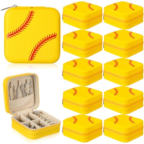 GlikCeil Softball-Geschenke für Team, Großpackung, Softball-Schmuckschatulle, klein, tragbar, für Team-Trainer, 12 Stück von GlikCeil