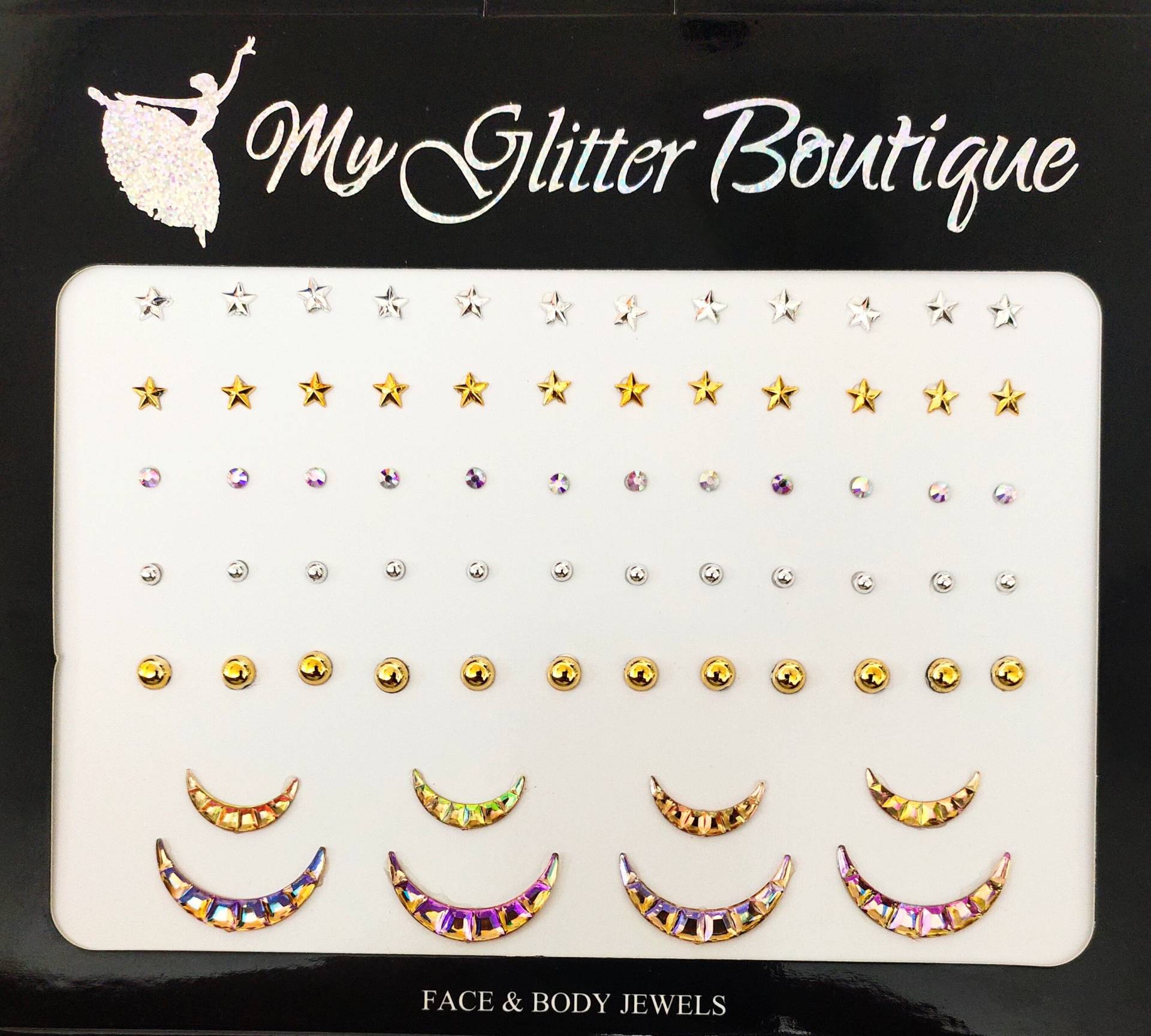 Mgb Assorted Shapes Body Gems von GlitterboutiqueGB