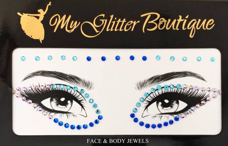 Mgb Augen Dekoration Blau Gem Sticker von GlitterboutiqueGB