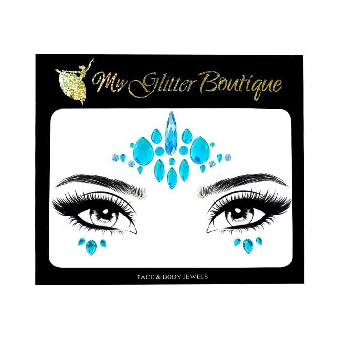 Mgb Mermaid Face Jewels/Selbstklebende Aufkleber Kristallaufkleber von GlitterboutiqueGB