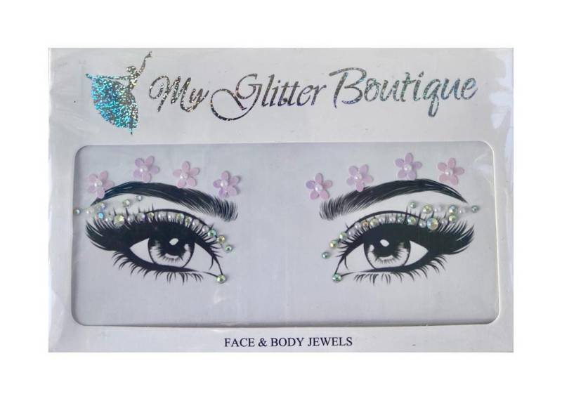 Mgb Selbstklebender Irisierender Eyeliner/Festival-Schmuck Party-Schmuck Gesicht-Schmuck von GlitterboutiqueGB