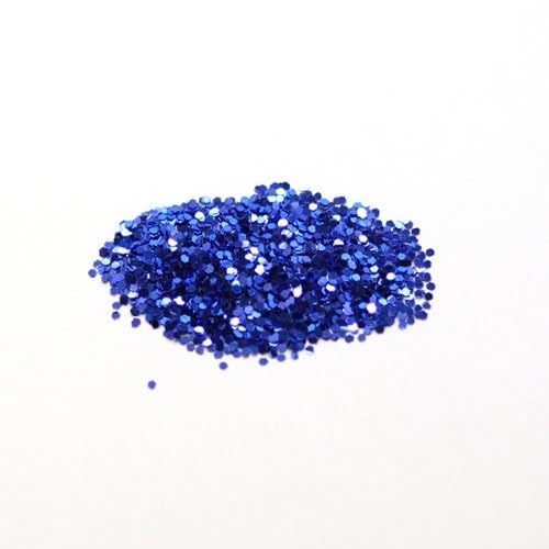 Glitterexpress 040RB500 Royal Blue PVC Glitter 500g Glitzer, königsblau, 500 g, gramm von Glitterexpress