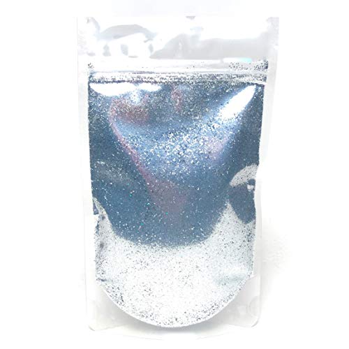 Glitterexpress Glitterfarbe Silber Hologramm Polyester 100g von Glitterexpress