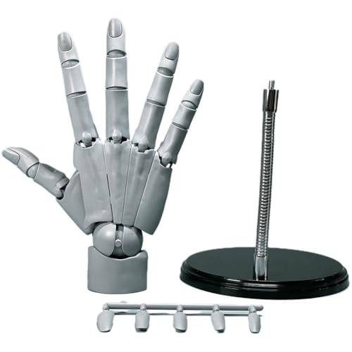 Glixoft Flexible Rechte Hand Modell Kunst Mannequin Hand Bewegliche Bewegliche Puppe Gelenk Schreibtisch Dekoration Zum Skizzieren Zeichnen von Glixoft