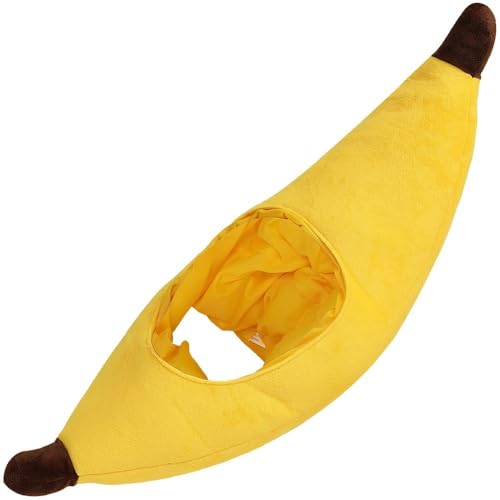 Glixoft Plüsch-bananenhut, Lustige Fruchtkappe, Unisex, Foto-Requisite, Kopfbedeckung, Maskenkappe, Bananenform, Hut Für Party, Kostüm, Cartoon von Glixoft