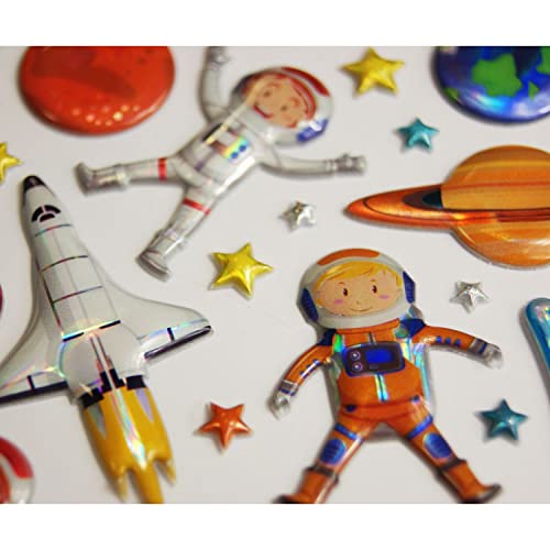 Dekorationsständer für Kinder - Astronauten - 3D-Sticker von Global Gift