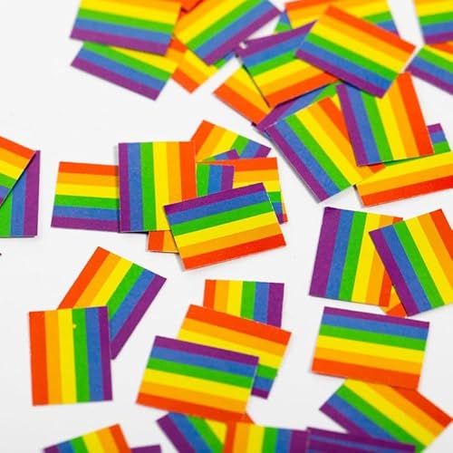 Tisch Konfetti Regenbogen 150 Stück Pride LGBTQ von Globos