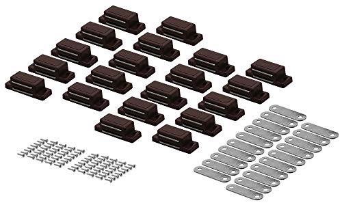 10x Magnetschnäpper Türmagnet Möbelmagnet Magnetverschluss Braun von Globstar