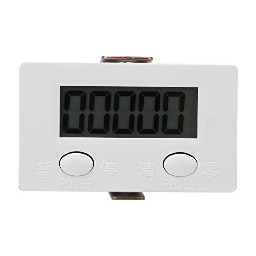 Glomora Digitalzähler, elektronischer Zähler BEM-5C 5-stellig 0 bis 99999 LCD-Display Elektronischer Zähler für Strickmaschine von Glomora