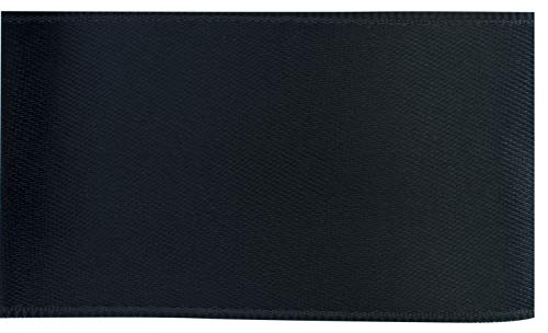 GLOREX Band, Satin, Schwarz, 8 x 8 x 0.8 cm von GLOREX