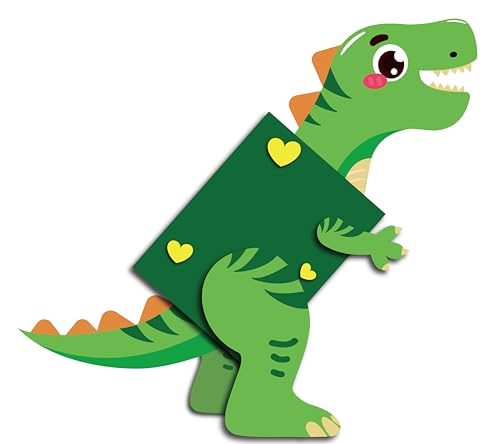 Gloween Dinosaurier-Valentinstagsbox und Karten für Kinder im Klassenzimmer von Gloween