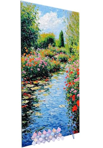 Malen nach Zahlen Kits for Erwachsene Groß, DIY Le Jardin monet Hand Painted Oil Painting Kit for Beginners, with 3 Brushes and Acrylic Paint, Hand Painted Oil Painting Kit as a Geschenk 80x160cm F788 von Glslmznq