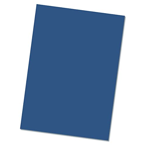 100 Blatt TonKarton DIN A4 - Farbe: Nachtblau Blau -Ton-Papier 160 g/m² matte Oberfläche - Ton-Zeichen-Papier Bastel-Papier Bastel-Karton - Glüxx-Agent von Glüxx-Agent