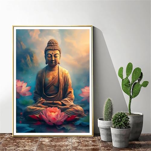 Malen Nach Zahlen Erwachsene Zen Malen Nach Zahlen Blume Malen Nach Zahlen ab 9 Jahre Mädchen, Malen Nach Zahlen Kinder Bastelset Erwachsene ,für Home Haus Deko Geschenke (Rahmenlos) 50x70cm C-1071 von Gmeignl