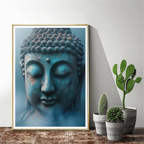 Malen Nach Zahlen Erwachsene Zen Malen Nach Zahlen Religion Malen Nach Zahlen ab 9 Jahre Mädchen, Malen Nach Zahlen Kinder Bastelset Erwachsene ,für Home Haus Deko Geschenke (Rahmenlos) 50x70cm C-1086 von Gmeignl