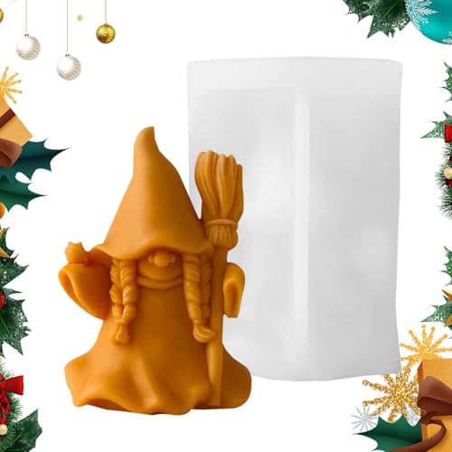 Gmokluytw Gnome Gussform Harz Gnome Formen | Niedliche Gnome Seifenformen - Gipsornament, Skulpturform, Bastelbedarf, Harz Handwerk Formen für Seifengips von Gmokluytw