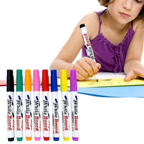 Gmokluytw Wassermalstifte für Kinder - Doodle Drawing Pen | Floating Paint Marker Stifte für Whiteboard Keramik Papier, Wassermalstifte für Kinder u von Gmokluytw