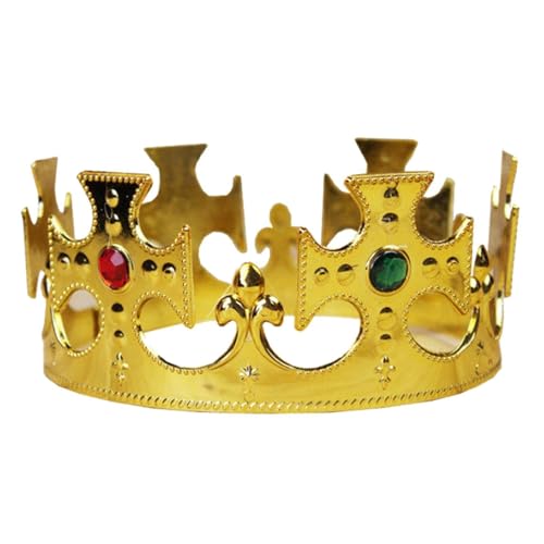 King Crown - Crown in Gold | Luxus Golden Queen King für Hochzeit | Luxuriöse Königskrone, Krönungsschmuck, ideal für Verkleidungen, Veranstaltungen und königliche Accessoires. " von Gmokluytw