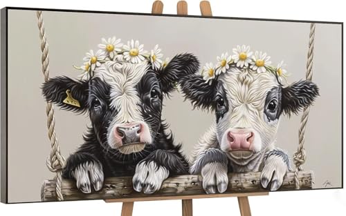 Bovins des Highlands Peinture par Numero Adulte, DlY Peinture Numero Enfant animal, Loisirs Créatifs Adultes Paint by Numbers Kits avec Dessin de Pigment Acrylique, Decoration Murale 100x200cm O-1 von Gnulguxo