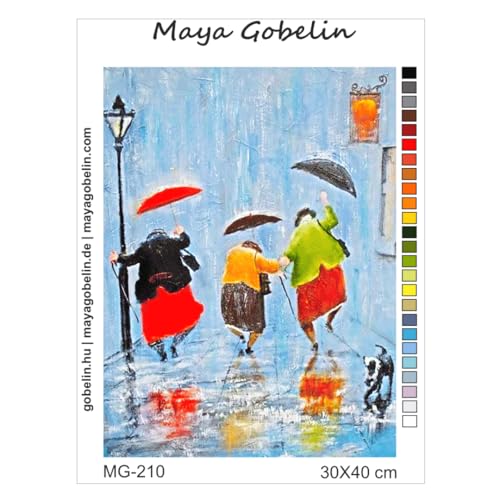 Gobelin Ewige Freundschaft – (MG-210) (30x40 cm) Stickbild Stickpackung Halber Kreuzstich von Gobelin