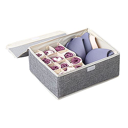 Aufbewahrungsbox for Unterwäsche im Schrank, Schubladen-Organizer for Unterwäsche, Schrankteiler, Unterwäscheaufbewahrung for Socken, BHs, Schals und Krawatten, faltbare Aufbewahrungsboxen for den Kle von GodlSoon