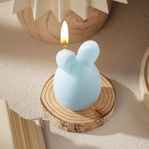 Ostern Kaninchen Silikonform, Silikonformen Gießformen Ostern, 3D Osterhase Silikonform Kerzenformen Ostern Kaninchen, Kerzenform Silikon Für Tortendeko Ostergeschenke von Godpqiui