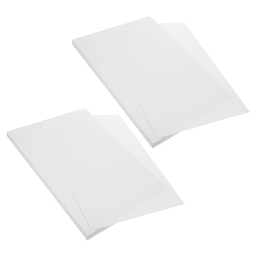 100 Blatt Aquarellpapier Baumwollstoffpapier Künstler-Skizzenpapier Aquarell-Malpapier Wasserfarbenpapier Zeichenzubehör für Künstler Papier für die Aquarellmalerei Weiß Gogogmee von Gogogmee