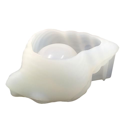 Conch- -themenform Diy Formen Für Schmuckgeschirr Epoxidform Schalenform Form Für Speiseteller 3d-form Formen Für Schmuckhalter Gießform Silikon Weiß Kieselgel Gogogmee von Gogogmee