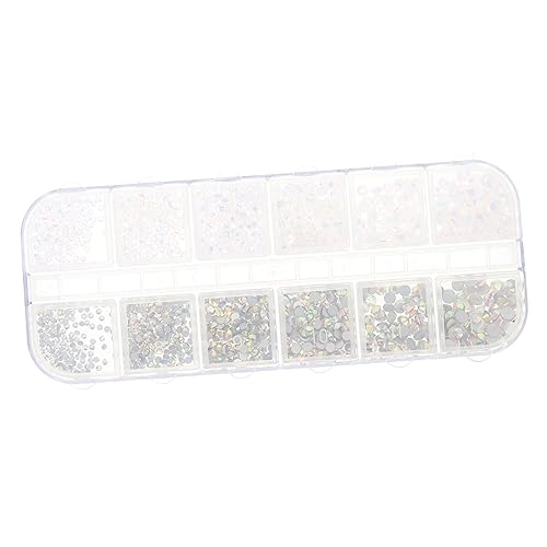 Gogogmee 1 Box Diamant Glänzende Flatbacks Strasssteine Für DIY Nagelornamente Perfekt Für Anfänger Nail Art Dekorationen Verschiedenen Größen Und Farben Ideal Für Kreative von Gogogmee