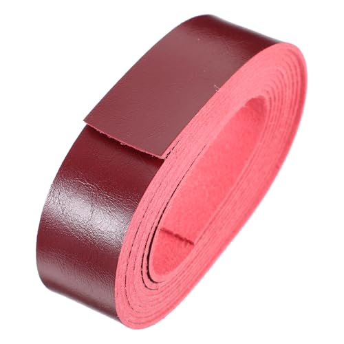 Gogogmee 1 Rolle Handgefertigtes Leder Pu Lederband Zubehör Für Die Herstellung Von Lederartikeln DIY Leder Pu Ledermaterial Lederstreifen Für DIY Handwerk Herstellung Von Leder Für von Gogogmee