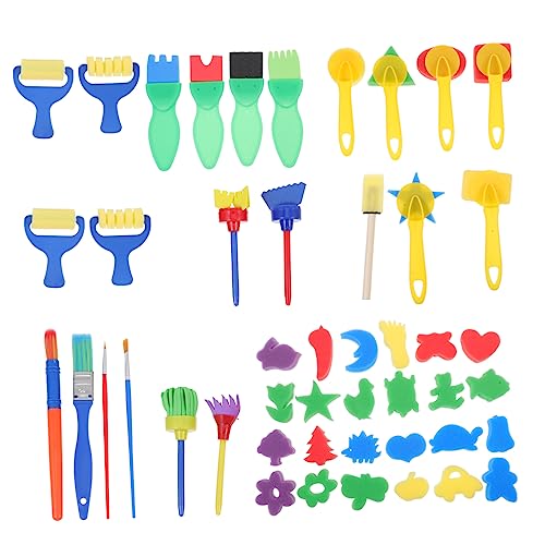 Gogogmee 1 Satz DIY-malerei-bürsten Kinderschwamm-siegel Kinder-Pinsel-Pinsel-Stift-Set von Gogogmee